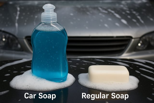 Car Soap vs. Regular Soap: What’s Safest for Your Vehicle’s Paint?