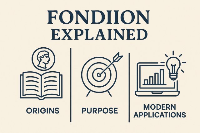 Fondion Explained: Origins, Purpose, and Modern Applications