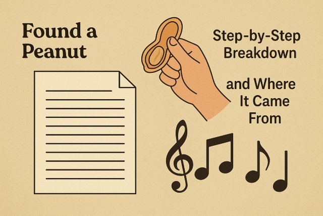 Found a Peanut Song Lyrics – Step-by-Step Breakdown and Where It Came From