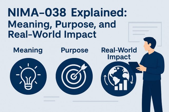 NIMA-038 Explained: Meaning, Purpose, and Real-World Impact