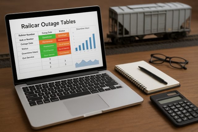 Railcar Outage Tables: How to Monitor, Analyze, and Reduce Downtime