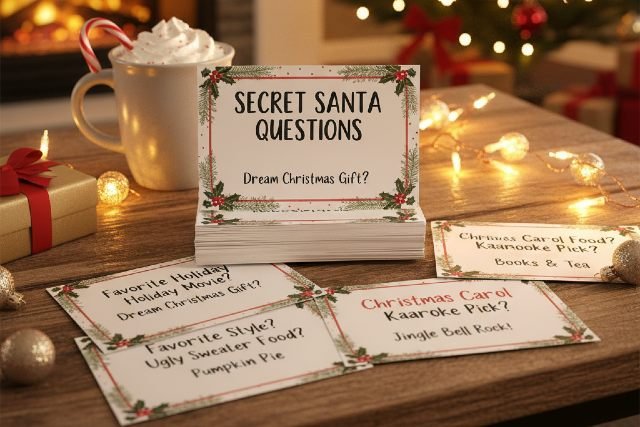 Secret Santa Questions – Fun Facts and Festive Answers for Christmas Lovers