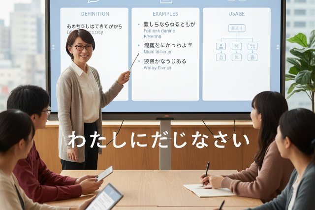 Understanding watashi ni dashinasai: Definition, Examples, and Usage