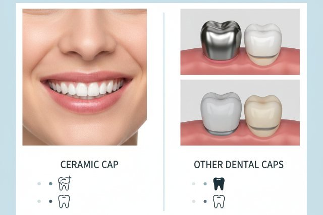 Ceramic Teeth Cap vs. Other Dental Caps: Key Differences