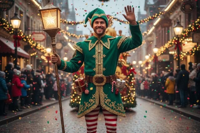 Elf Costume for Holiday Events and Parades