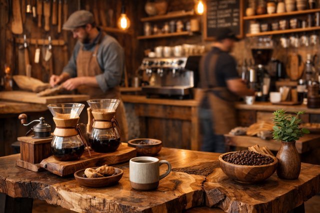 Woodwork Coffee: Where Artisan Woodwork Meets Coffee Culture
